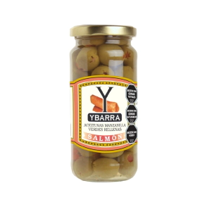 Aceitunas rellenas con salmon YBARRA      