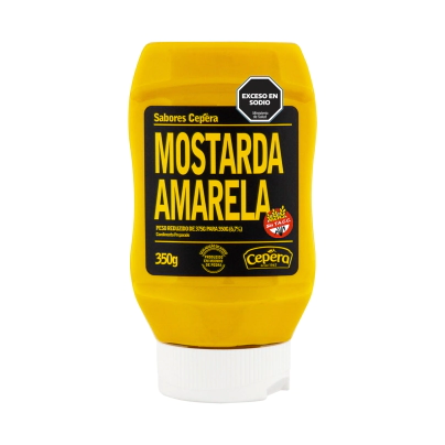 Mostaza Amarilla suave E/Pet 350gr      