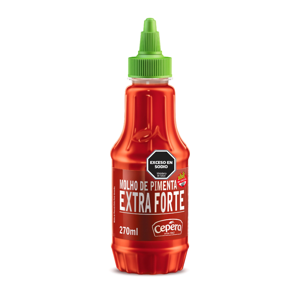 Salsa Picante Roja Extra Fuerte 270 ml E/Pet      