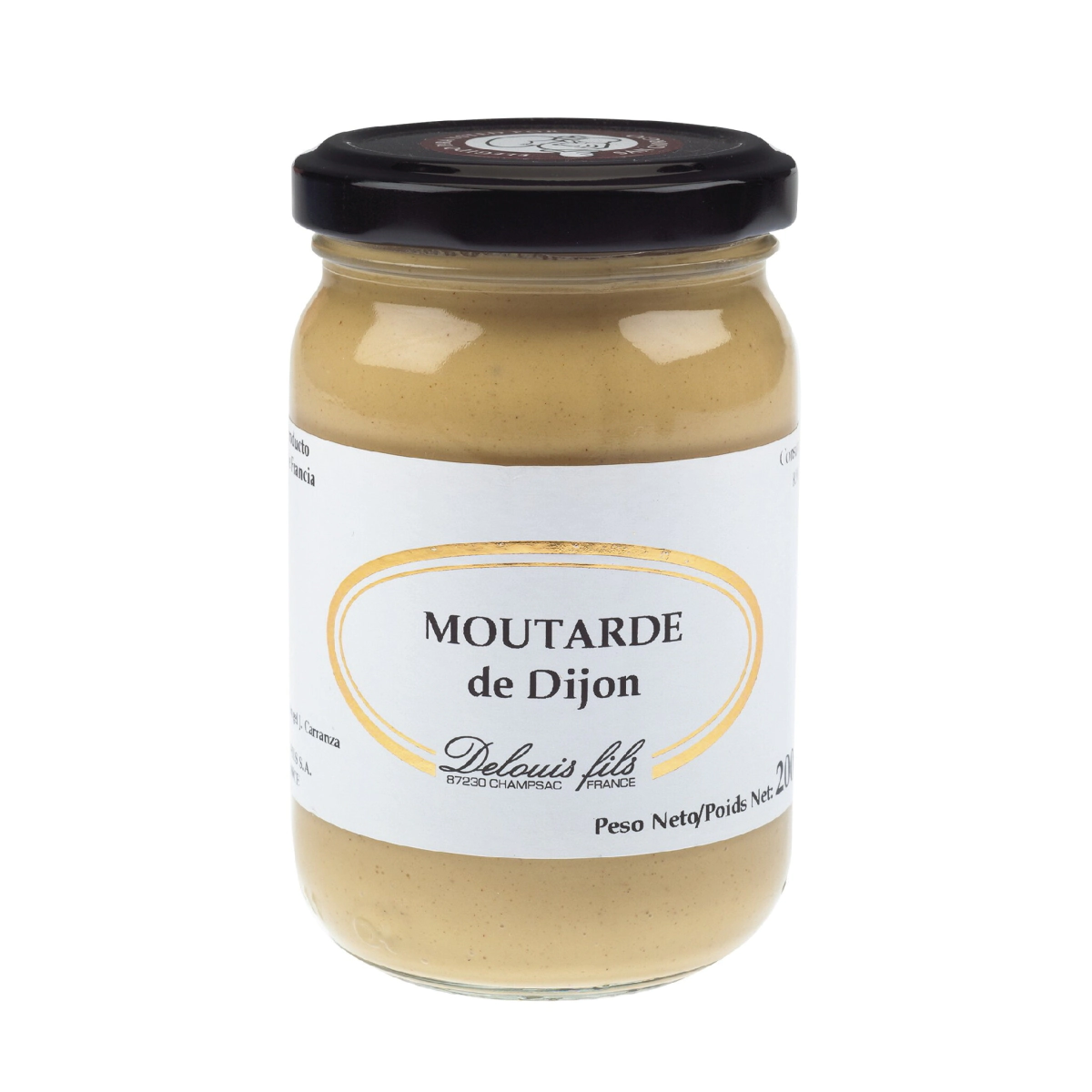 Mostaza Dijon con Miel 200g E/Vidrio Francia      
