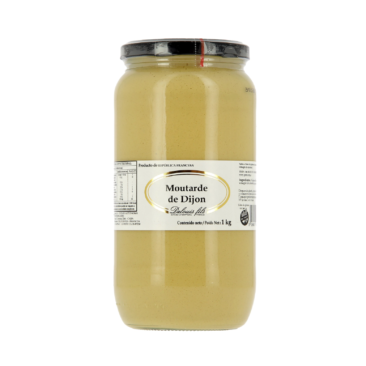 Mostaza Dijon 1000g E/Vidrio Francia      