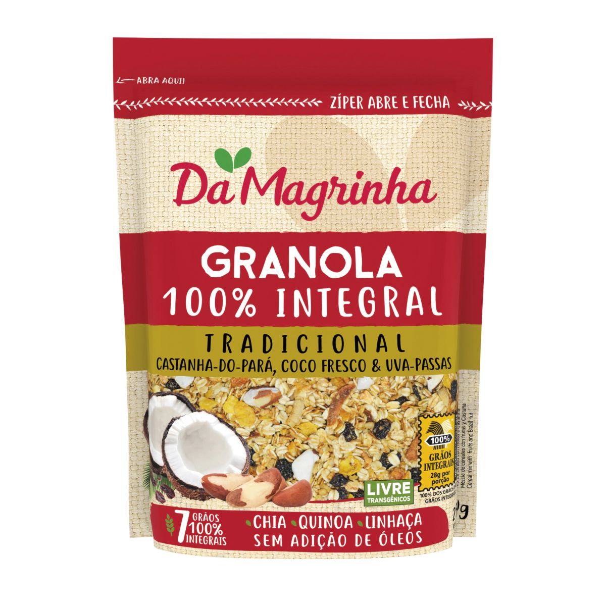 Granola 100% integral tradicional 250grs DM      