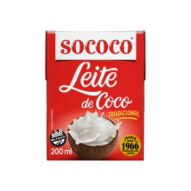 Leche de Coco 200cc Tetra Brik SOCOCO      