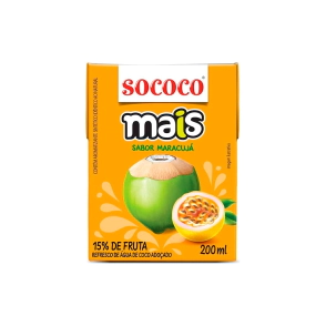 Agua de coco sabor Maracuy&aacute; LIBRE DE GLUTEN 200cc      