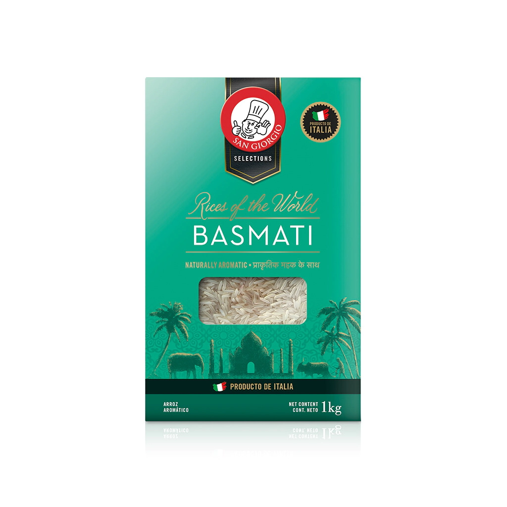 Arroz Basmati 1kg Env.Vac�o Italia      